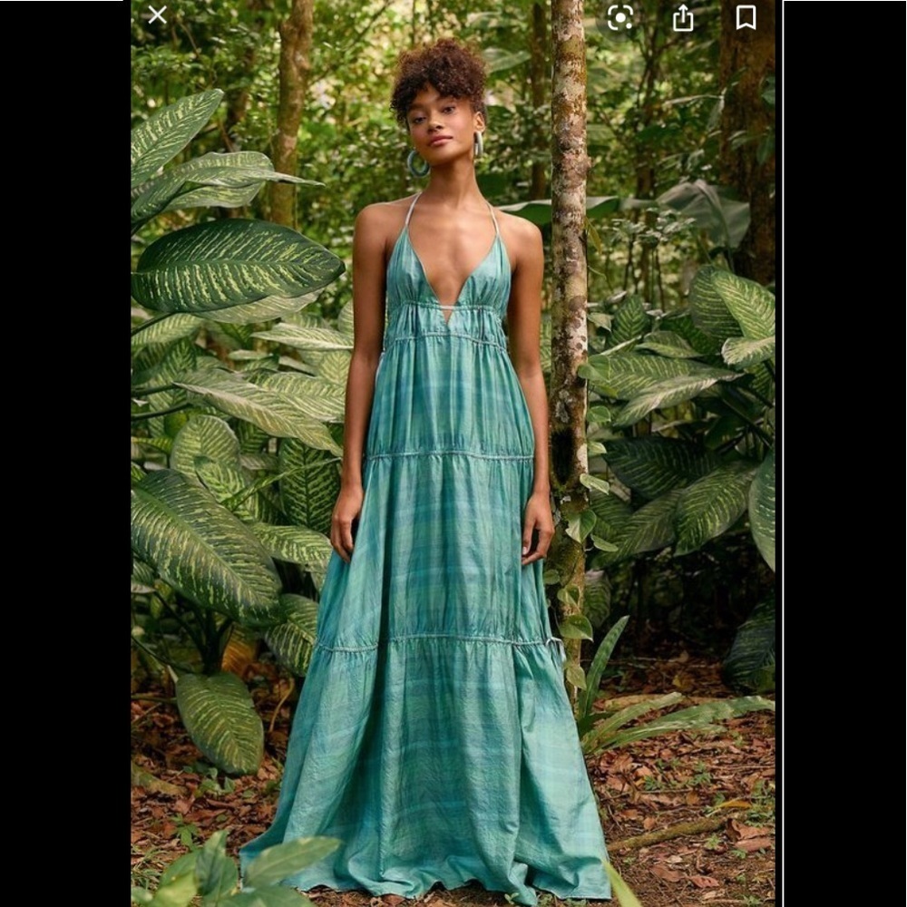 NWT $398 Free People Marisol size S silk dress Last one
